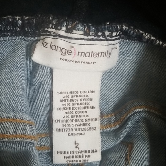 Liz Lange maternity jeans (size 2) - Picture 3 of 4